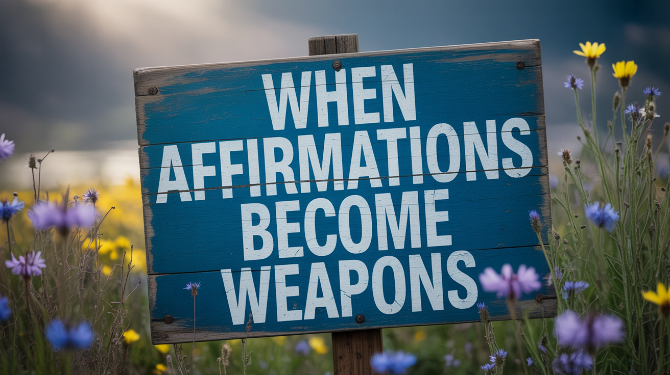 How affirmations can become weapons of self-attack